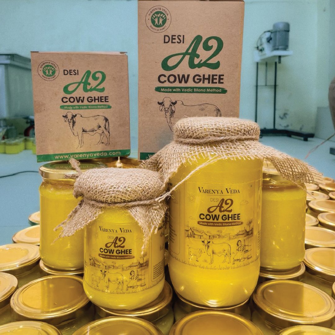 Varenya Veda – A2 Desi Cow Ghee, Crafted with Timeless Tradition